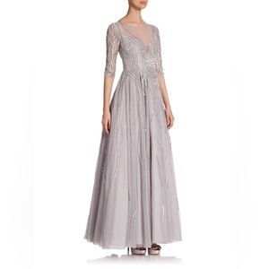 Basix
Embroidered Illusion Gown 8